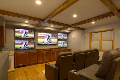 Example of a classic home theater design in New York