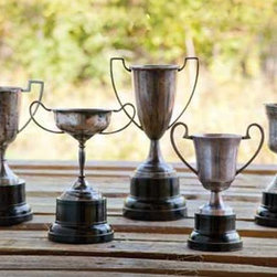 Vintage Inspired Trophy Collection, Set of 5 - Home Decor