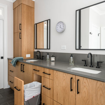 Master Bathroom with Teak Shower Floor
