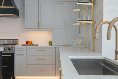 Kitchen - modern kitchen idea in DC Metro