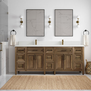 Solid Teak Wood Bathroom Vanity