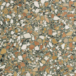 SB 115 MULTICOLOR VERDE Architectural Terrazzo Agglotech - Kitchen Countertops