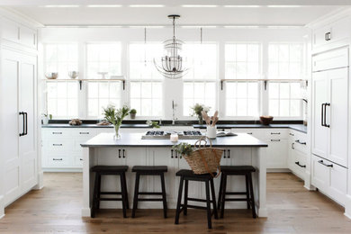Inspiration for a coastal kitchen in Tampa.