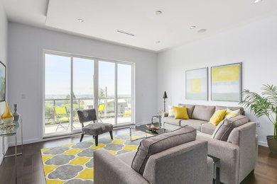 Living room - contemporary living room idea in Vancouver