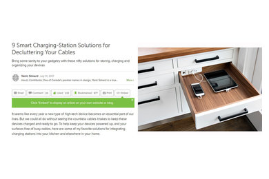 7-31-17:  9 Smart Charging-Station Solutions for Decluttering