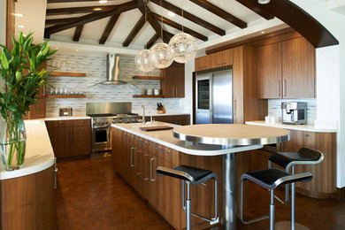 Photo of a contemporary kitchen in San Diego.