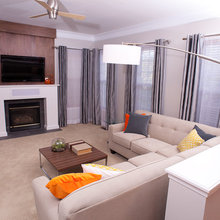 Living room curtains