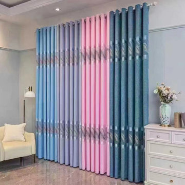 112 Inches Extra Wide Ready Made Eyelet Curtains Feather Chenille