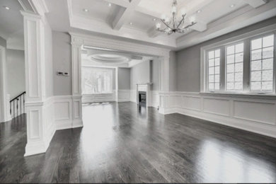 Example of a living room design in Atlanta