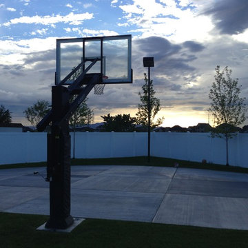 Bryant S's Pro Dunk Diamond Basketball System on a 50x35 in Kaysville, UT