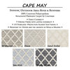 Cape May Area Rug Indoor/Outdoor Carpet, Starry Night, 7'x10'