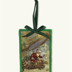 Aviator Santa Ornament - Christmas Ornaments