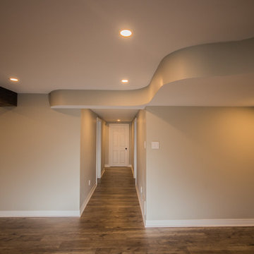 The curved bulkhead basement