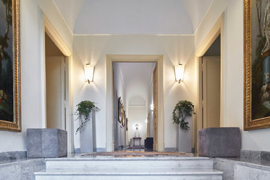This is an example of a traditional entryway in Rome.