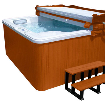 Spa/Hot Tub Cabinet Replacement Kit, Redwood