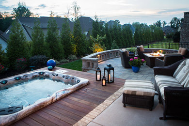 Inspiration for a mid-sized eclectic patio remodel in Other