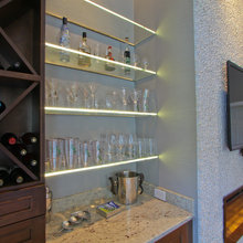 Wet Bar Fireplace