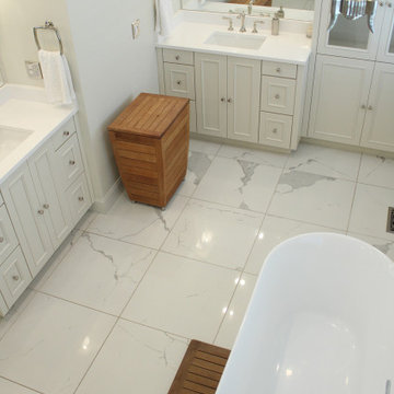 Master Bathroom - Tile and Installation by Exact Tile Inc