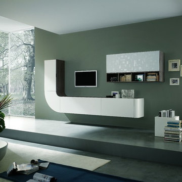 Modern Wall Unit Velvet Millennium 949 by Artigian Mobili - $2,899.00