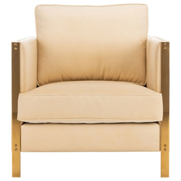 Bambi Club Chair Cream/Gold