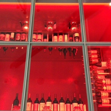 Glass Floor Penthouse Luxury Wine Cellar