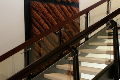 Huge trendy staircase photo in San Diego