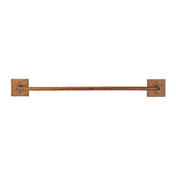 Premier Copper 18&Prime; Hand Hammered Copper Towel Bar TR18DB - Bathroom Accessories