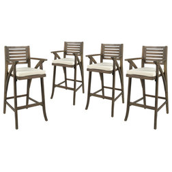 Transitional Outdoor Bar Stools And Counter Stools by GDFStudio