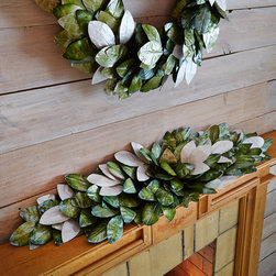 Magnolia Leaf 46" Swag - Wreaths And Garlands