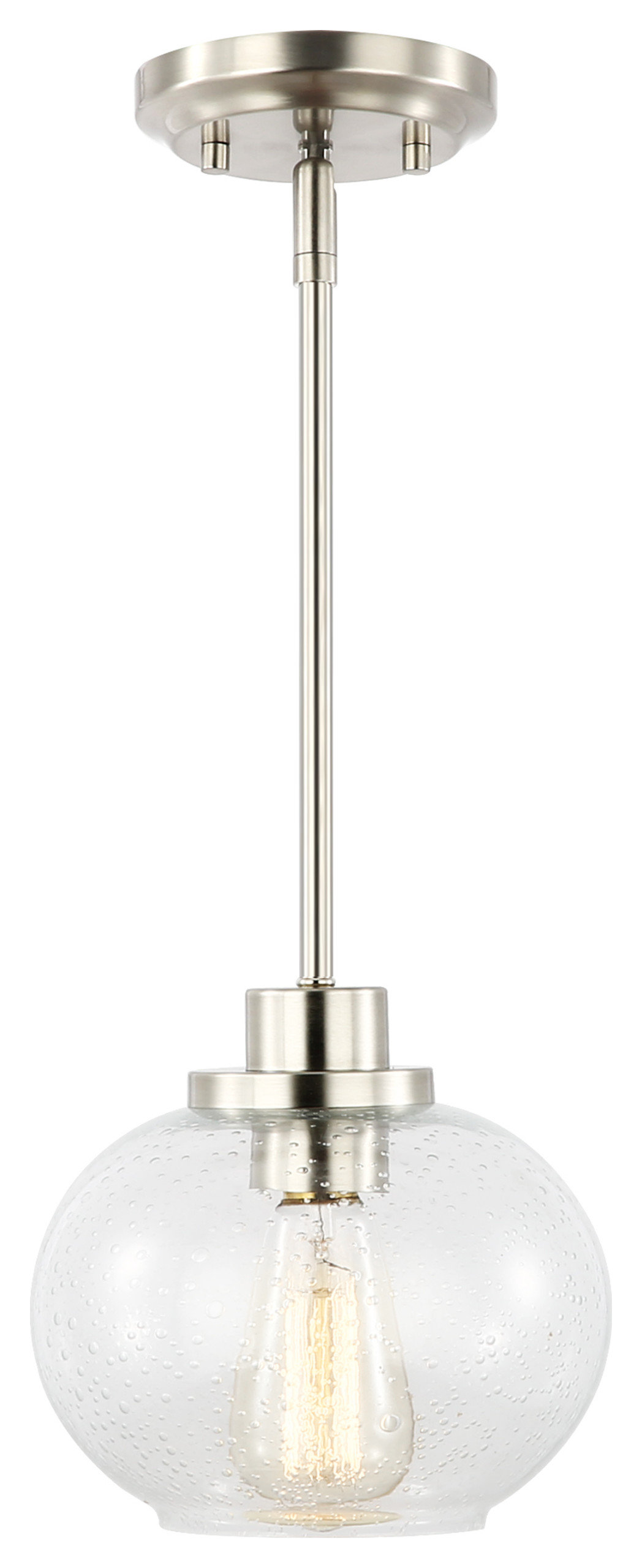 Comstock Seeded Glass Pendant Light