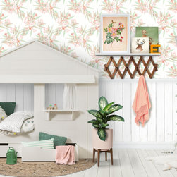Gumnuts & Eucalyptus Wallpaper - Wallpaper