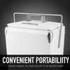 Permasteel 14 Quart Portable Picnic Cooler, White