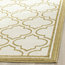La Salis Indoor/Outdoor Runner, Ivory and Light Green, 76x121 cm