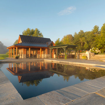 A Pool Terrace in Vermont