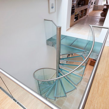 Upper Mall - Spiral Stairs Glass