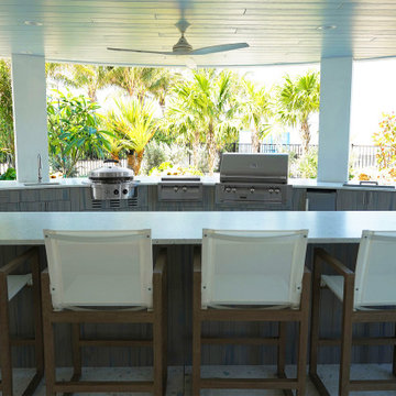Outdoor Kitchen Featuring Evo Grill
