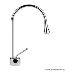Goccia Low Basin Mixer R90mm Spout - Bathroom Basins