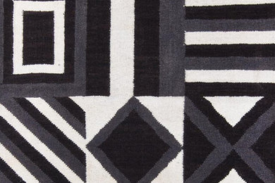 BLACK Kilim Rug