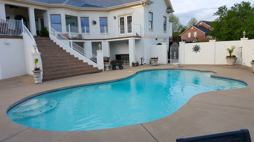 Has anyone built a rock waterfall feature using a pool return?