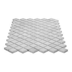 Statuary Crystal Marble Italian White Statuario Diamond Mosaic Tile Polished - Home Accessories & Decor