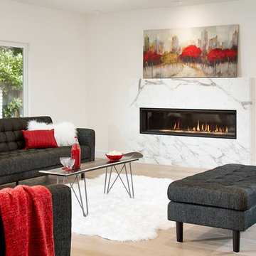 Warm Transitional Sunnyvale Kitchen
