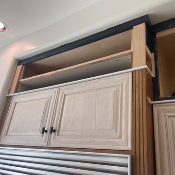 Two Tone Kitchen Reface and Partial Build