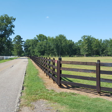 creosote 4 rail fence