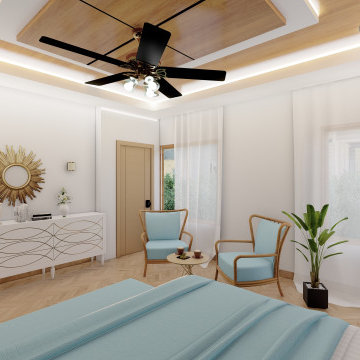 Coastal Master Bedroom Renovation in Greenwich