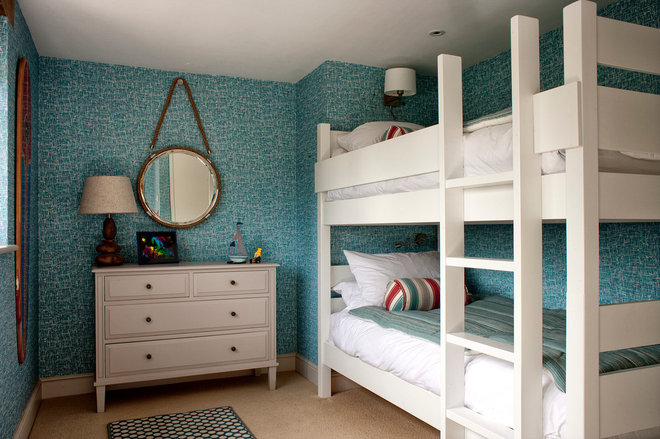 Beach Style Bedroom by Cotton Tree Interiors