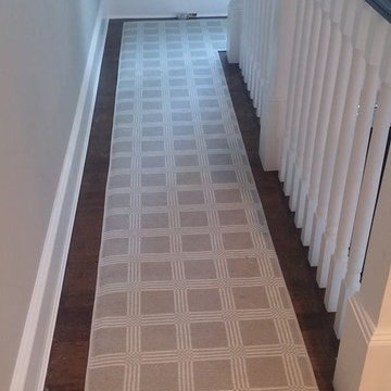 Custom Franklin Lakes Stair Case Woolston Plaid