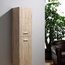 Kiss Bathroom Cabinet With Reversible Doors, Pale Wood