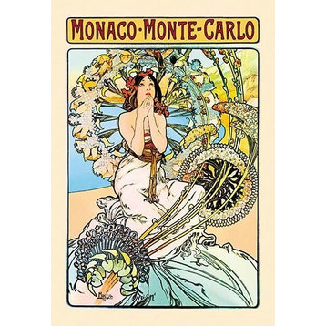 Monaco - Monte Carlo - Fine Art Giclee Print 24" x 36"