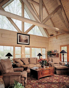 Interior Paint Color For Log Cabin Style Greatroom