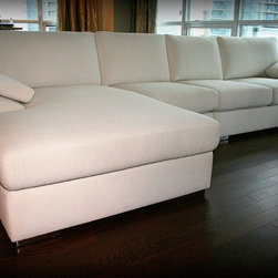 Custom Made Sectional Sofa White - Sectional Sofas